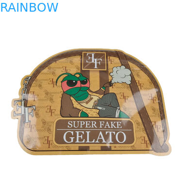 Sacos Mylar impressos personalizados cortados sob pressão 1g 3,5g 7g 14g 28g para doces comestíveis