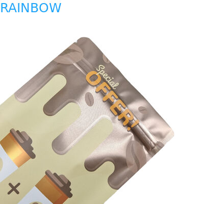 Bolsa comestível com zíper em pé 100 g de plástico para doces/lanches/café/comida para animais de estimação Sacos de Mylar