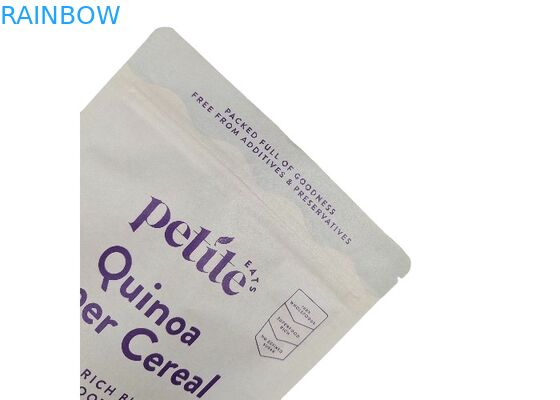 O suporte biodegradável do papel de embalagem ensaca acima malotes do empacotamento de alimento