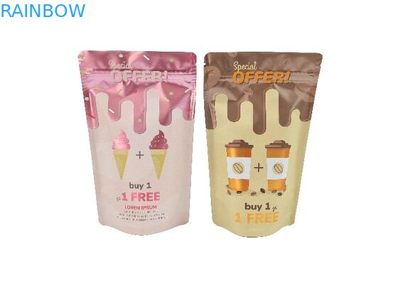 Suporte do costume acima do saco do Ziplock da folha de alumínio da prova do cheiro do saco de café