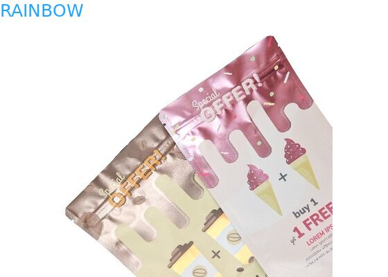 Suporte do costume acima do saco do Ziplock da folha de alumínio da prova do cheiro do saco de café