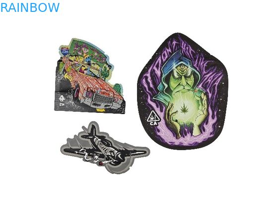 O fechamento plástico do fecho de correr do toque macio 3.5g Mylar ensaca a impressão dada forma especial de Digitas