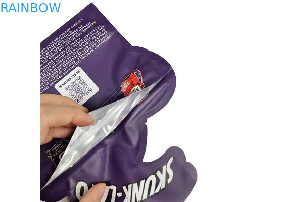 Malote Ziplock plástico dado forma especial irregular cortado 3.5g 7g 14g da folha