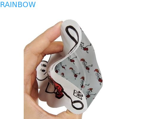 A prova 3.5g do cheiro do toque macio cortou o empacotamento comestível do holograma dos sacos de Mylar