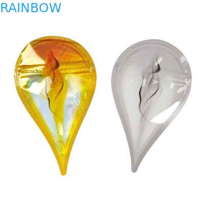 Especial lustroso do saco 3.5g de Mylar do Ziplock da prova do cheiro cortado dado forma para o acondicionamento de alimentos