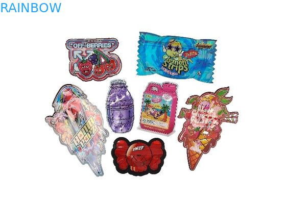 3.5g impresso feito sob encomenda cortou o Ziplock de Matte Smell Proof Child Proof do saco de Mylar