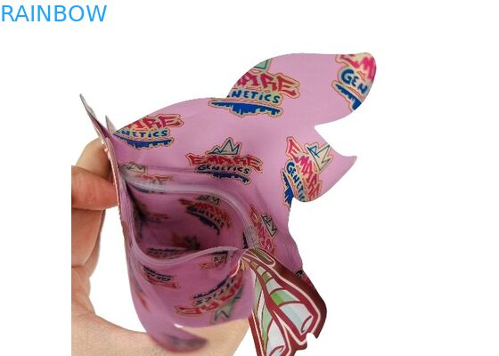 3.5g impresso feito sob encomenda cortou o Ziplock de Matte Smell Proof Child Proof do saco de Mylar