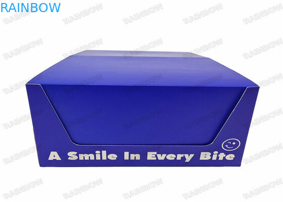 Caixas de empacotamento do cartão contrário feito sob encomenda da exposição para a embalagem do chocolate do chá