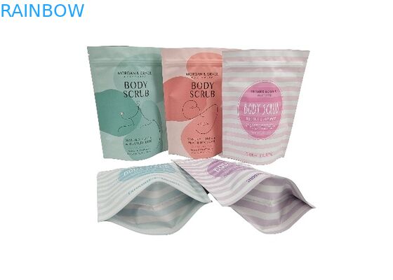 Impressão Digital Bolsa Stand Up Personalizada Bolsa de Embalagem Impermeável Para Esfregar Corpo