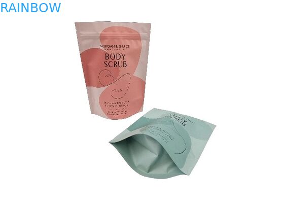 Impressão Digital Bolsa Stand Up Personalizada Bolsa de Embalagem Impermeável Para Esfregar Corpo