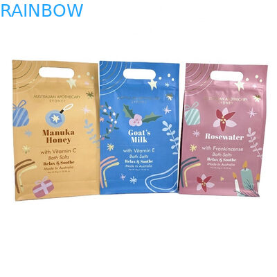 Impressão digital personalizada de rótulo privado Spa Regalo Natural Epsom Sal Sal do banho Saco de embalagem Saco Mylar para 250g Body Scrub