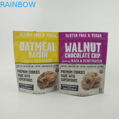 Bolsas de impressão digital de resistência a cheiros de papelão laminado Bolsas de plástico Mylar para alimentos