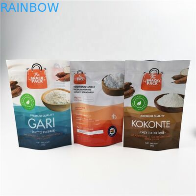 Bolsas de plástico personalizadas para impressão de embalagens de alimentos com fecho