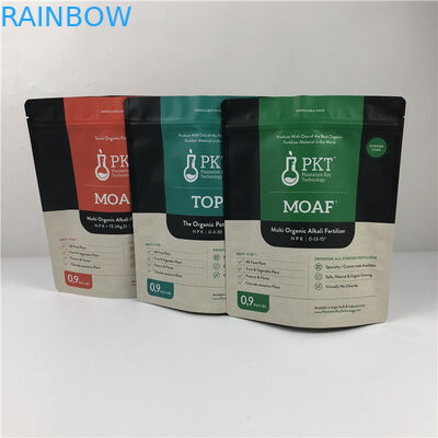 Sacos de embalagem de flores secas com alça Hologram Foil Sacos à prova de odor