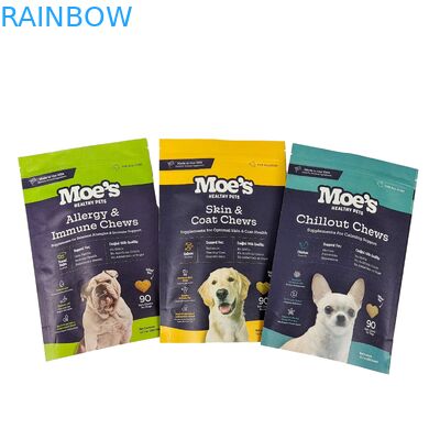 Logotipo personalizado Impresso Biodegradável 100% Saquete Embalagem Reutilizável Sacos de Plástico Stand Up Doypack Com Ziplock