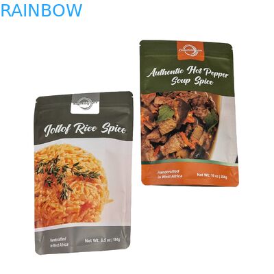 Material de qualidade alimentar Embalagem Matt Design personalizado Bolsas de pé Bolsas de plástico embalado