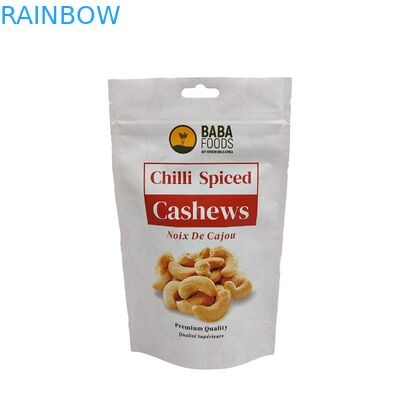 Impressão digital Impressão personalizada Doypack alimentos Bolsas de chocolate Embalagem Ziplock Stand Up Pouch