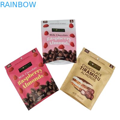 Saco com fecho de qualidade alimentar de folha de alumínio de plástico