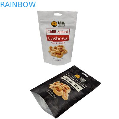 Preço da fábrica Saco de plástico personalizado de pé Alimentos Nozes de caju Saco de embalagem Saco de fecho Embalagem