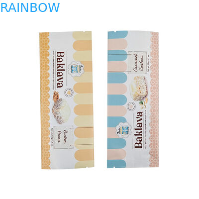 Graduação em Alimentos por encomenda Bolsa plana impressa por encomenda Bolsa de embalagem de baixo MOQ Bolsa biodegradável