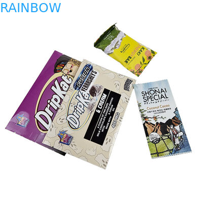 Sacos sellados de alta qualidade Eco-friendly Back Alumínio folha de plástico Coffert Stick Sachet embalagem