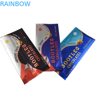 Impressão à medida Segregação térmica traseira Segredo lateral Saco de papel de alumínio Segredo cinturão médio Segredo fácil de rasgar Saco de almofada holográfico