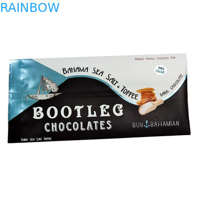 Impressão à medida Segregação térmica traseira Segredo lateral Saco de papel de alumínio Segredo cinturão médio Segredo fácil de rasgar Saco de almofada holográfico
