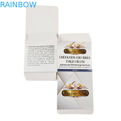 Cartão de papel personalizado Creme facial Caixa de embalagem Caixas de presente Cuidados com a pele Cosméticos Caixa de papel Com o seu próprio logotipo