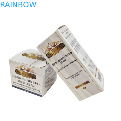 Cartão de papel personalizado Creme facial Caixa de embalagem Caixas de presente Cuidados com a pele Cosméticos Caixa de papel Com o seu próprio logotipo