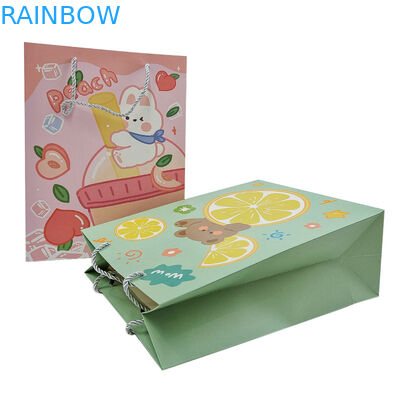 Venda a retalho Bolsa de papel de presente de luxo Bolsas de papel de compras