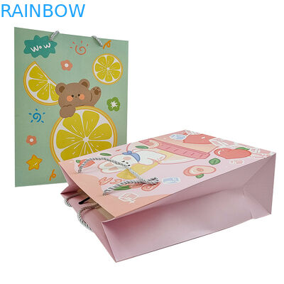 Venda a retalho Bolsa de papel de presente de luxo Bolsas de papel de compras