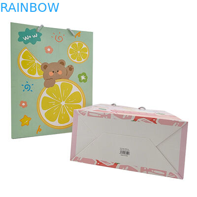 Venda a retalho Bolsa de papel de presente de luxo Bolsas de papel de compras