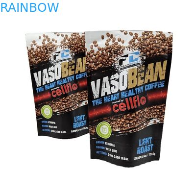 Impressão personalizada Pequeno MOQ Embalagem de amostras de café em pé Embalagem de folha à prova de odor