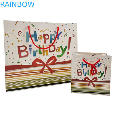 Luxury Brand Custom Logo Shoe Boutique Embalagem Papel Regalo Saco de Compras Para Roupas