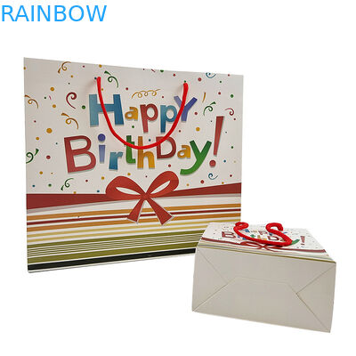 Luxury Brand Custom Logo Shoe Boutique Embalagem Papel Regalo Saco de Compras Para Roupas