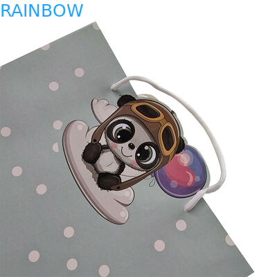 Corda de papel Corda de papel Kraft Saco de papel Manuseio Saco de corda Aceitar personalização Cor embalagem de papel torcido