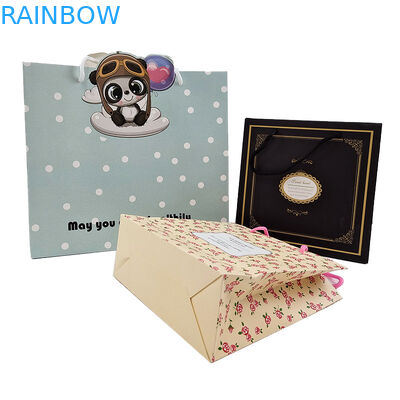 Corda de papel Corda de papel Kraft Saco de papel Manuseio Saco de corda Aceitar personalização Cor embalagem de papel torcido