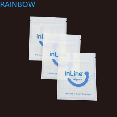 Sacos de embalagem Ziplock reutilizáveis para alinhadores invisíveis claros Sacos de embalagem para remover ortodônticos