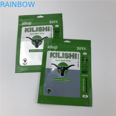 Embalagens de plástico em folha de alumínio com fecho de três lados, fecho de fecho de três lados, fecho de fecho de três lados