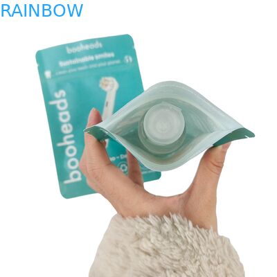 Saco biodegradável para loção corporal banho sal chuveiro gel de embalagem de alimentos sacos de fecho de fechadura