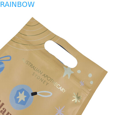 Desenho personalizado Impresso Quadrado Matte Flat Side Gusset Plástico Mylar Folha Logotipo Embalagem Bolsa Fácil Rasgar Zipper Sacos