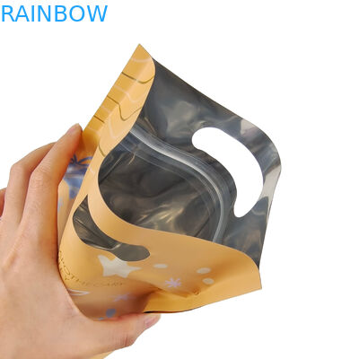 Desenho personalizado Impresso Quadrado Matte Flat Side Gusset Plástico Mylar Folha Logotipo Embalagem Bolsa Fácil Rasgar Zipper Sacos