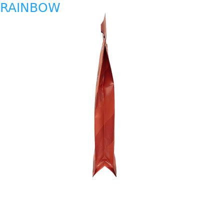 Gusset de fundo Bolsa de plástico Zip de plástico quadrado Saco de fundo plano Embalagem de alimentos Selo lateral Saco de alimentos para animais de estimação com alça