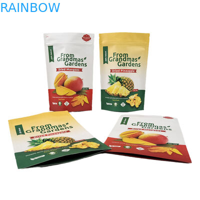 Logotipo personalizado Papel Kraft Stand Up Pouch Bolsas Biodegradáveis de Grau Alimentar Proof de Cheiro com Logotipo