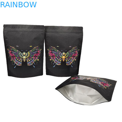 Bolso de embalagem de papel kraft ecológico personalizado com sacos Mylar refeitáveis UV para pó de proteína de especiarias