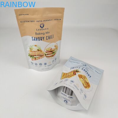 Bolsa de fechadura de fecho de fechadura de alumínio laminada sob medida Bolsa de embalagem vermelha com fecho à prova de cheiro para café