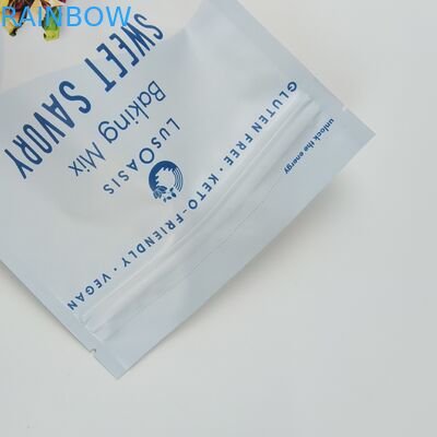 Bolsa de fechadura de fecho de fechadura de alumínio laminada sob medida Bolsa de embalagem vermelha com fecho à prova de cheiro para café