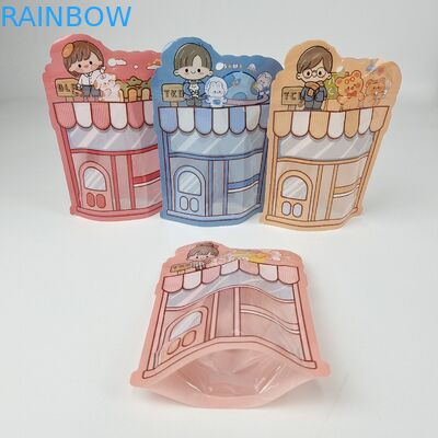 Impressão em gravura Impressão em mate Mylar Stand Up Pouch Saco de embalagem aquecido Recolocável Raisin Easy Tear Notch Ziplock Bags