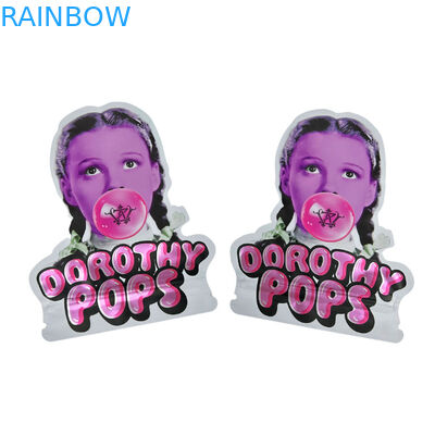 Reciclado especial em forma personalizada 7 14 28g gomas de papel de alumínio à prova de crianças doces bolsa Mylar