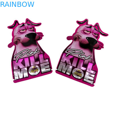 Reciclado especial em forma personalizada 7 14 28g gomas de papel de alumínio à prova de crianças doces bolsa Mylar